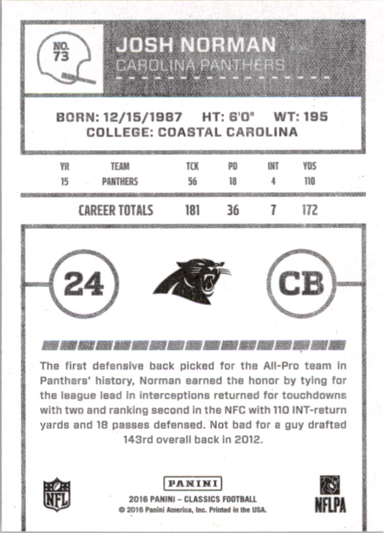 A0711- 2016 Classics Football Card #'s 1-286 -You Pick- 15+ FREE US SHIP - Picture 131 of 323