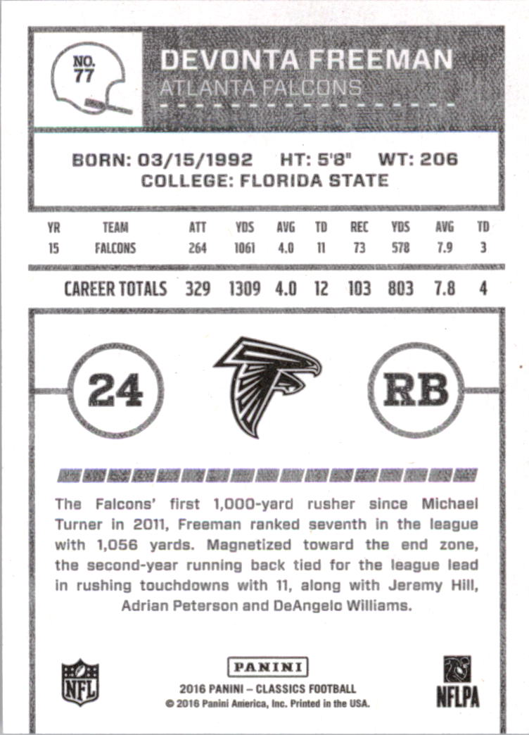 A0711- 2016 Classics Football Card #'s 1-286 -You Pick- 15+ FREE US SHIP - Picture 139 of 323