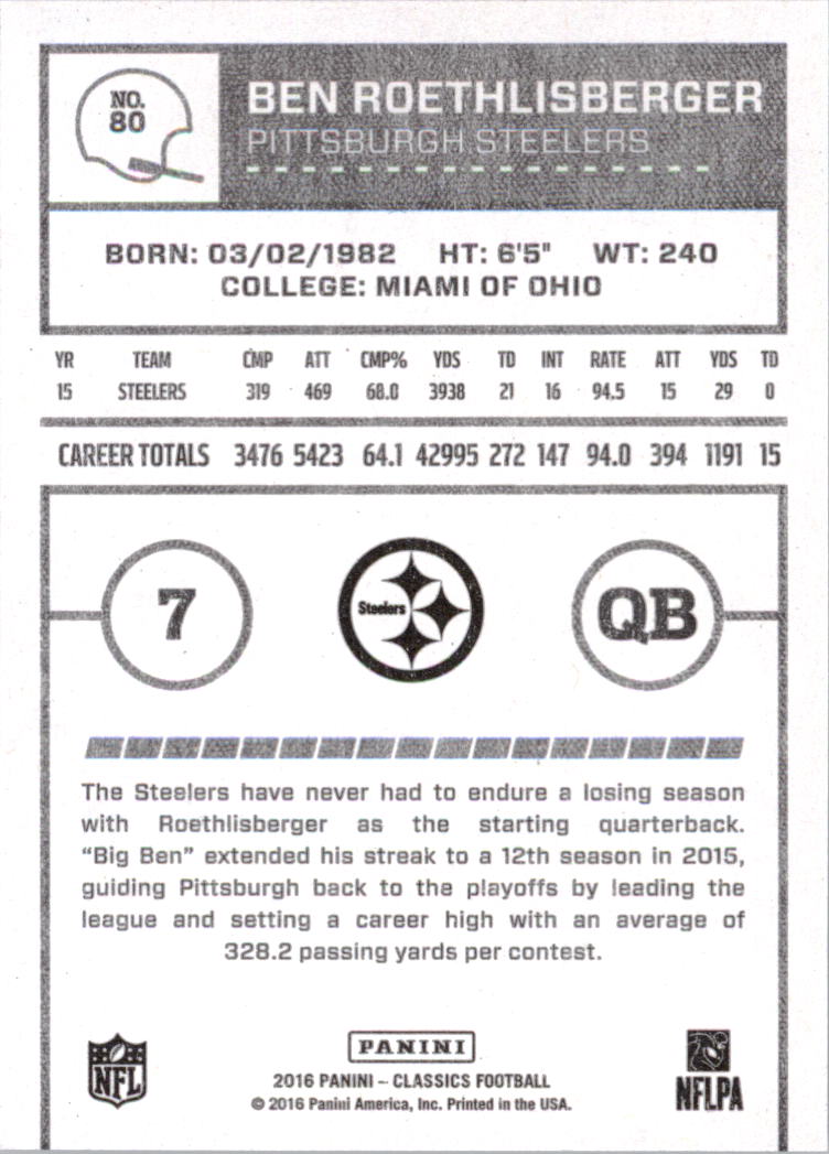 A0711- 2016 Classics Football Card #'s 1-286 -You Pick- 15+ FREE US SHIP - Picture 145 of 323