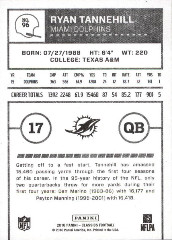 A0711- 2016 Classics Football Card #'s 1-286 -You Pick- 15+ FREE US SHIP - Picture 177 of 323