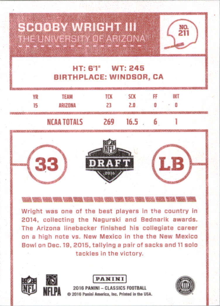 A0711- 2016 Classics Football #s 287-300 +Inserts -You Pick- 15+ FREE US SHIP - Picture 63 of 76