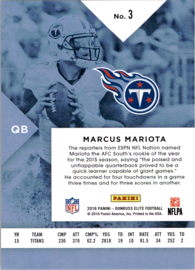 A8206- 2016 Elite Football Card #s 1-200 +Inserts -You Pick- 15+ FREE US SHIP - Picture 7 of 179