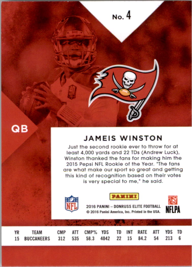 A8206- 2016 Elite Football Card #s 1-200 +Inserts -You Pick- 15+ FREE US SHIP - Picture 9 of 179