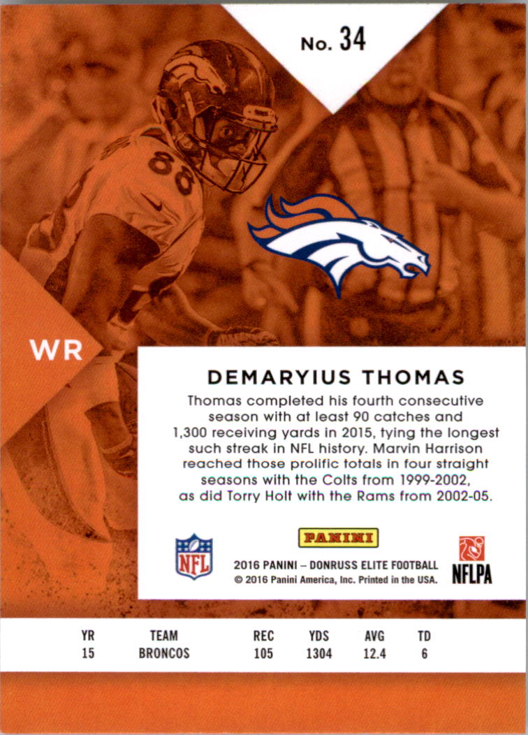 A8206- 2016 Elite Football Card #s 1-200 +Inserts -You Pick- 15+ FREE US SHIP - Picture 63 of 179