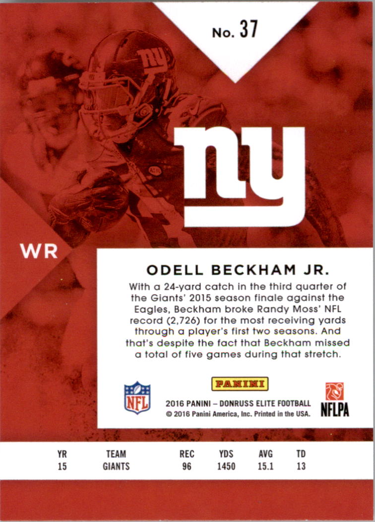 A8206- 2016 Elite Football Card #s 1-200 +Inserts -You Pick- 15+ FREE US SHIP - Picture 69 of 179