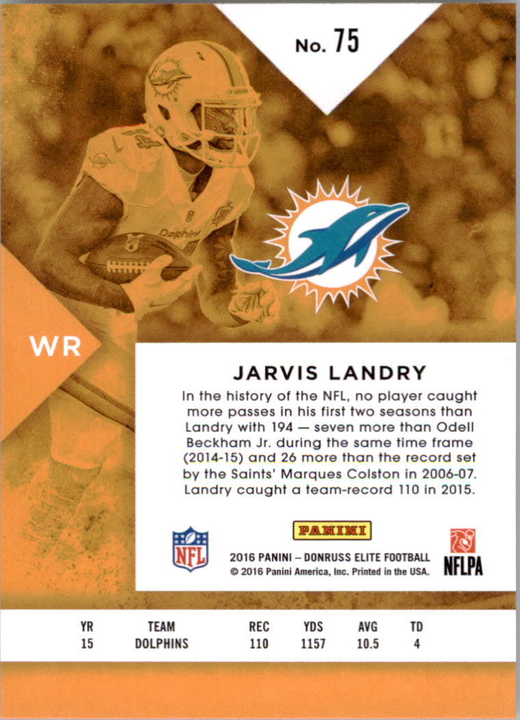 A8206- 2016 Elite Football Card #s 1-200 +Inserts -You Pick- 15+ FREE US SHIP - Picture 132 of 179