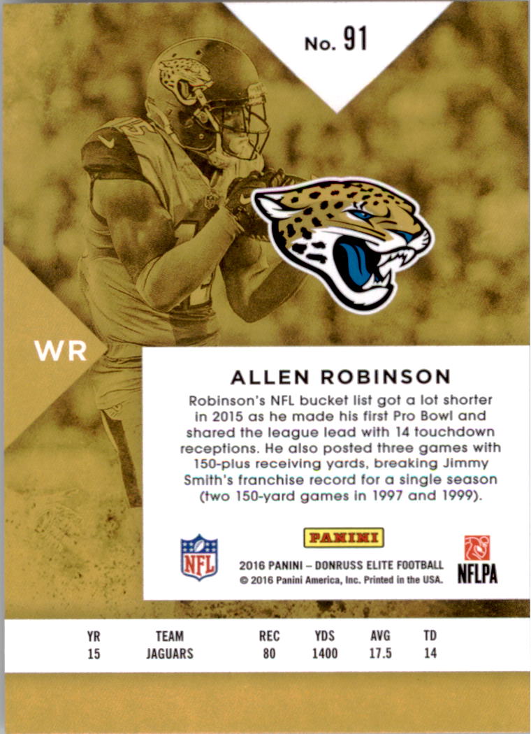 A8206- 2016 Elite Football Card #s 1-200 +Inserts -You Pick- 15+ FREE US SHIP - Picture 162 of 179