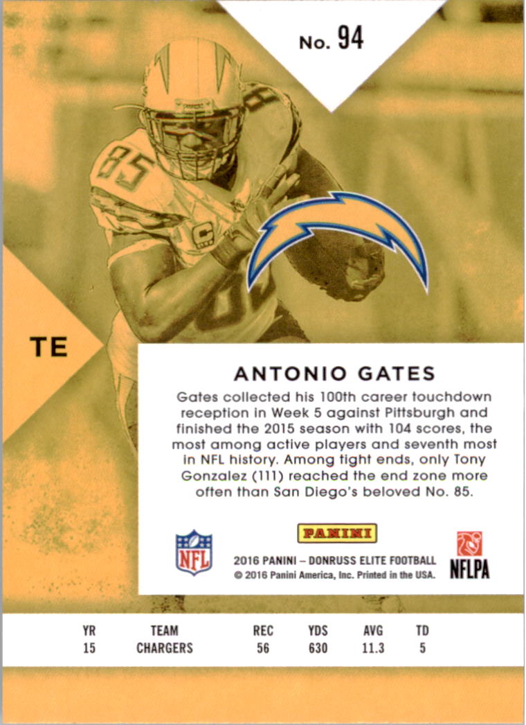 A8206- 2016 Elite Football Card #s 1-200 +Inserts -You Pick- 15+ FREE US SHIP - Picture 168 of 179