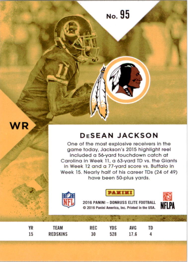 A8206- 2016 Elite Football Card #s 1-200 +Inserts -You Pick- 15+ FREE US SHIP - Picture 170 of 179