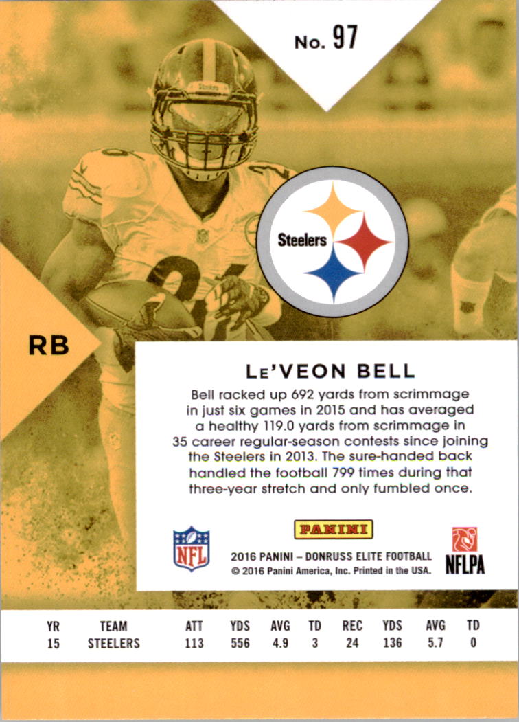 A8206- 2016 Elite Football Card #s 1-200 +Inserts -You Pick- 15+ FREE US SHIP - Picture 174 of 179