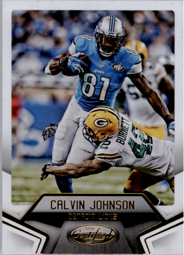 2016 Certified #82 Calvin Johnson