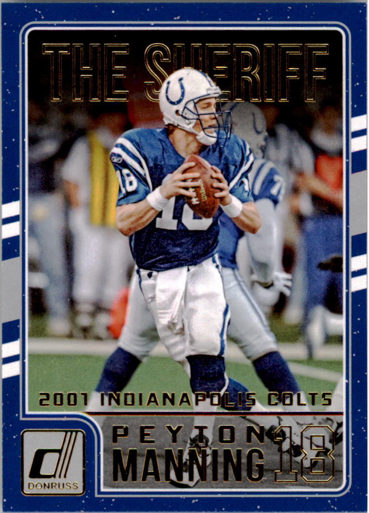 2016 Donruss Peyton Manning Football Card Pick (Inserts)