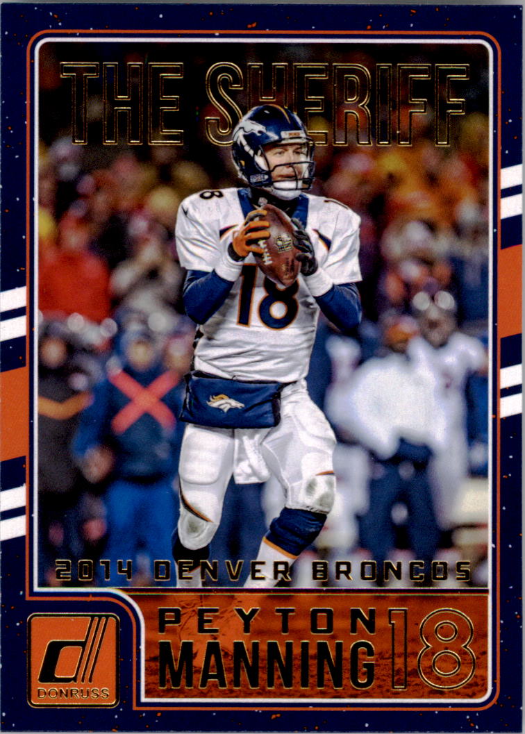 2016 Donruss Peyton Manning Football Card Pick (Inserts)