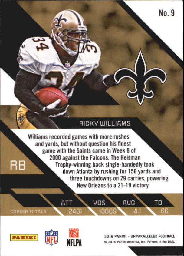 A9168- 2016 Panini Unparalleled Football #s 1-200 -You Pick- 15+ FREE US SHIP - Picture 11 of 241