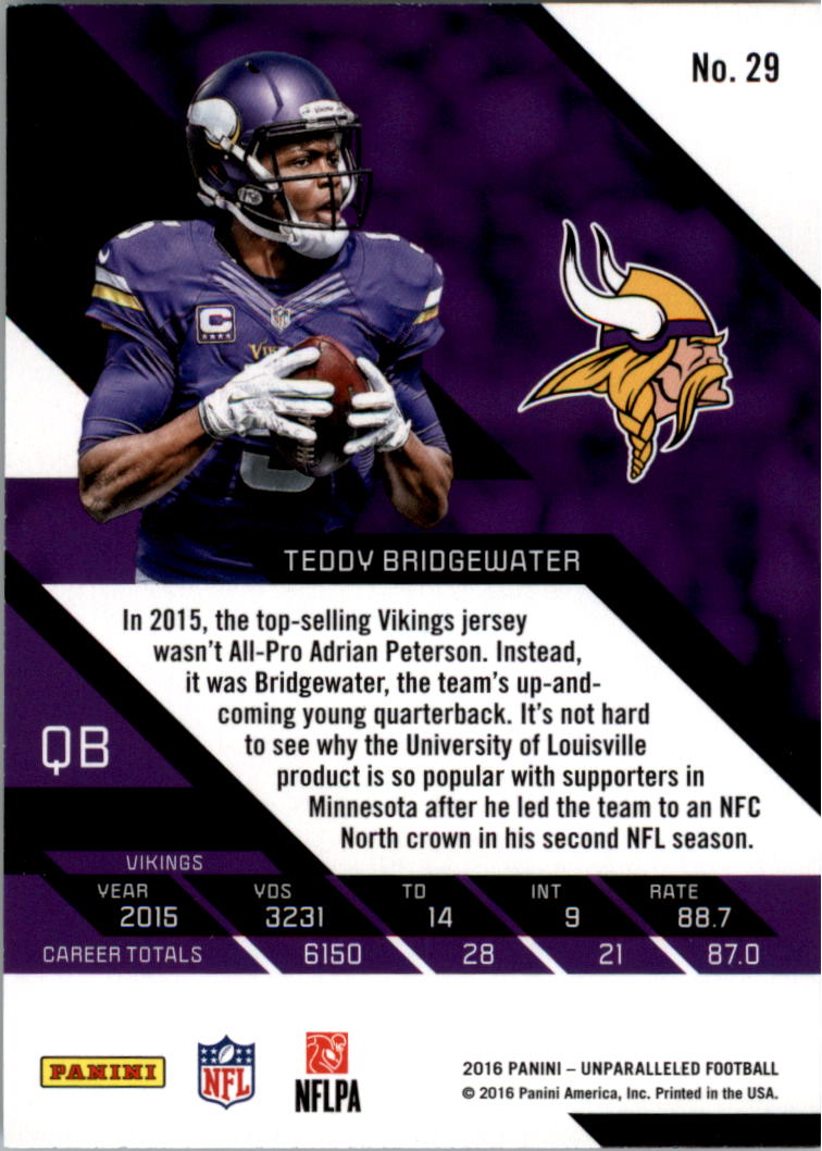 A9168- 2016 Panini Unparalleled Football #s 1-200 -You Pick- 15+ FREE US SHIP - Picture 25 of 241