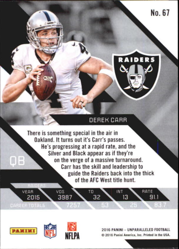 A9168- 2016 Panini Unparalleled Football #s 1-200 -You Pick- 15+ FREE US SHIP - Picture 49 of 241
