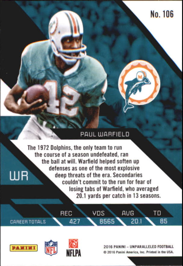 A9168- 2016 Panini Unparalleled Football #s 1-200 -You Pick- 15+ FREE US SHIP - Picture 77 of 241