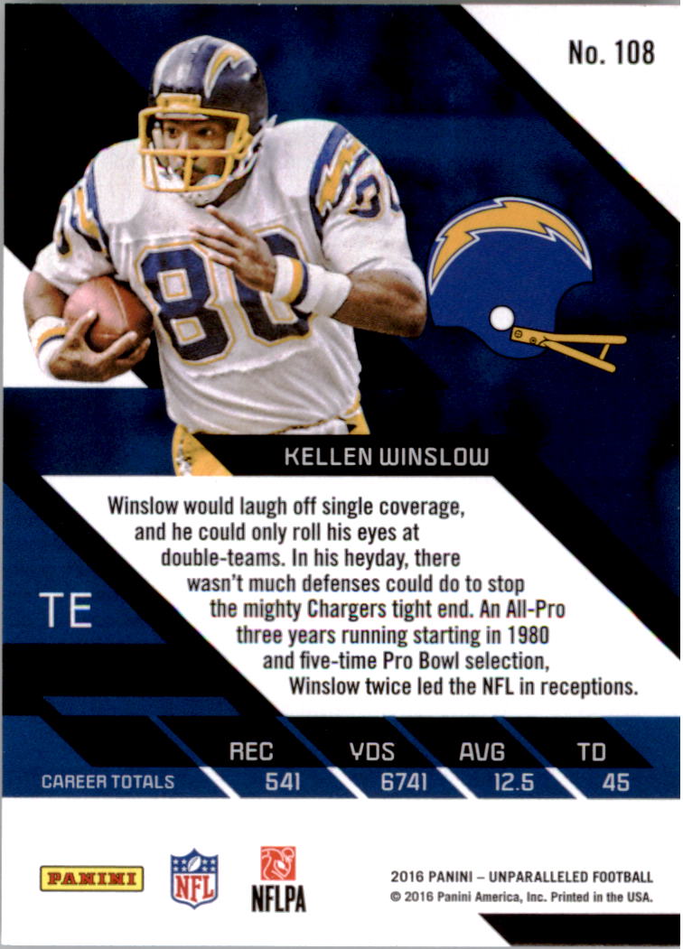 A9168- 2016 Panini Unparalleled Football #s 1-200 -You Pick- 15+ FREE US SHIP - Picture 79 of 241
