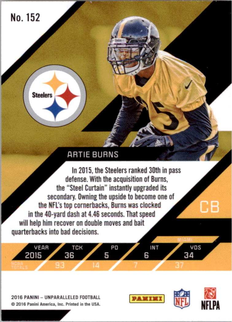 A9168- 2016 Panini Unparalleled Football #s 1-200 -You Pick- 15+ FREE US SHIP - Picture 155 of 241