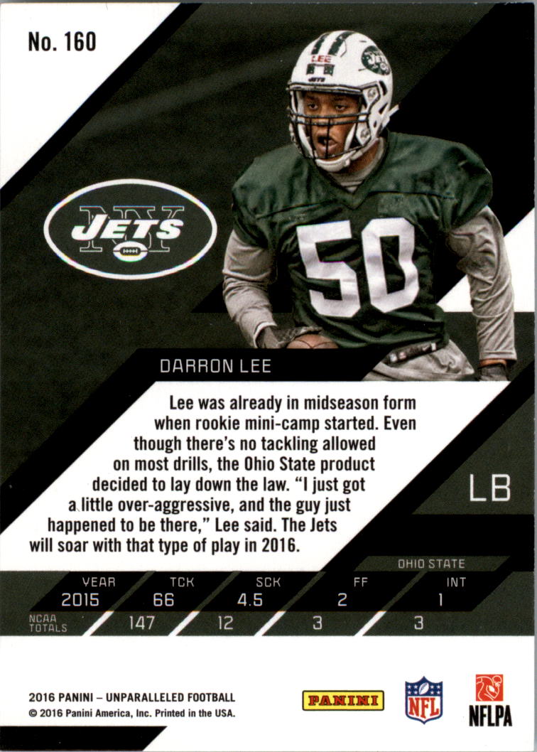 A9168- 2016 Panini Unparalleled Football #s 1-200 -You Pick- 15+ FREE US SHIP - Picture 169 of 241