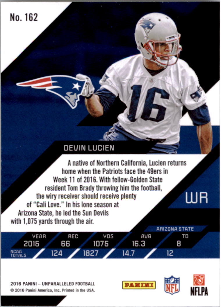 A9168- 2016 Panini Unparalleled Football #s 1-200 -You Pick- 15+ FREE US SHIP - Picture 173 of 241