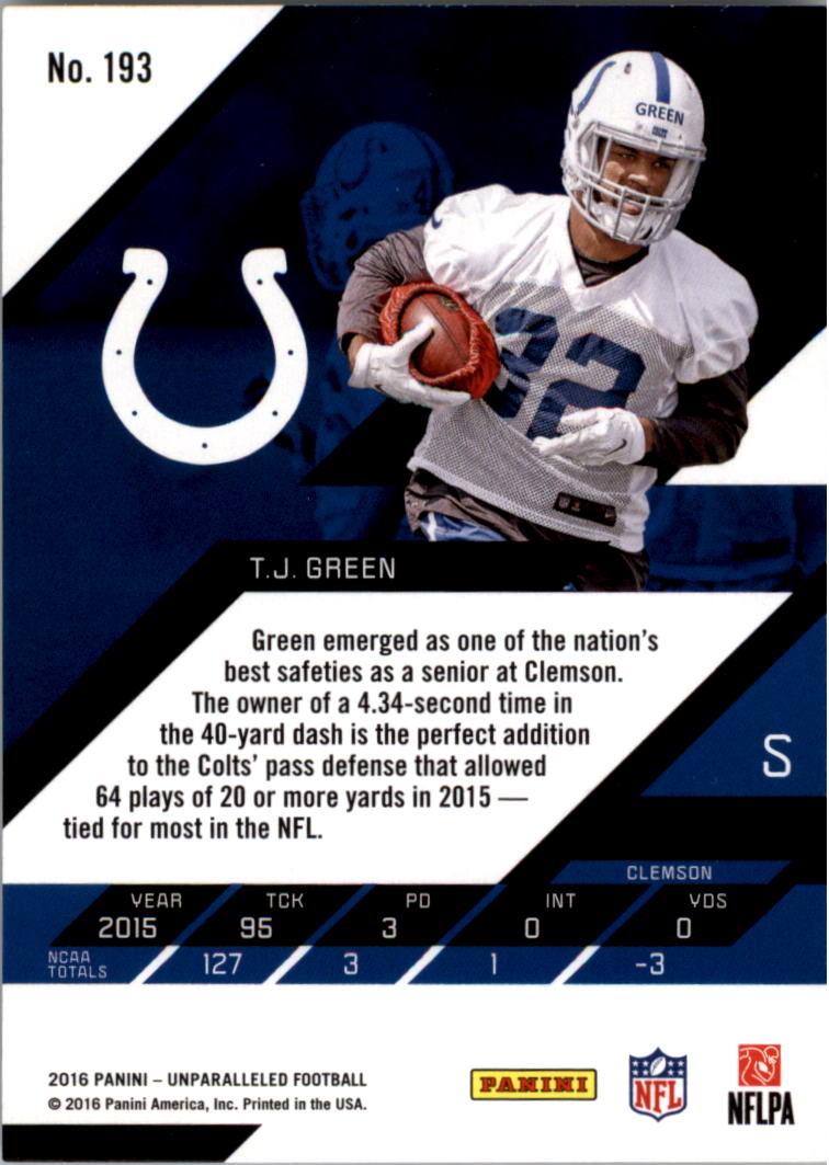 A9168- 2016 Panini Unparalleled Football #s 1-200 -You Pick- 15+ FREE US SHIP - Picture 227 of 241