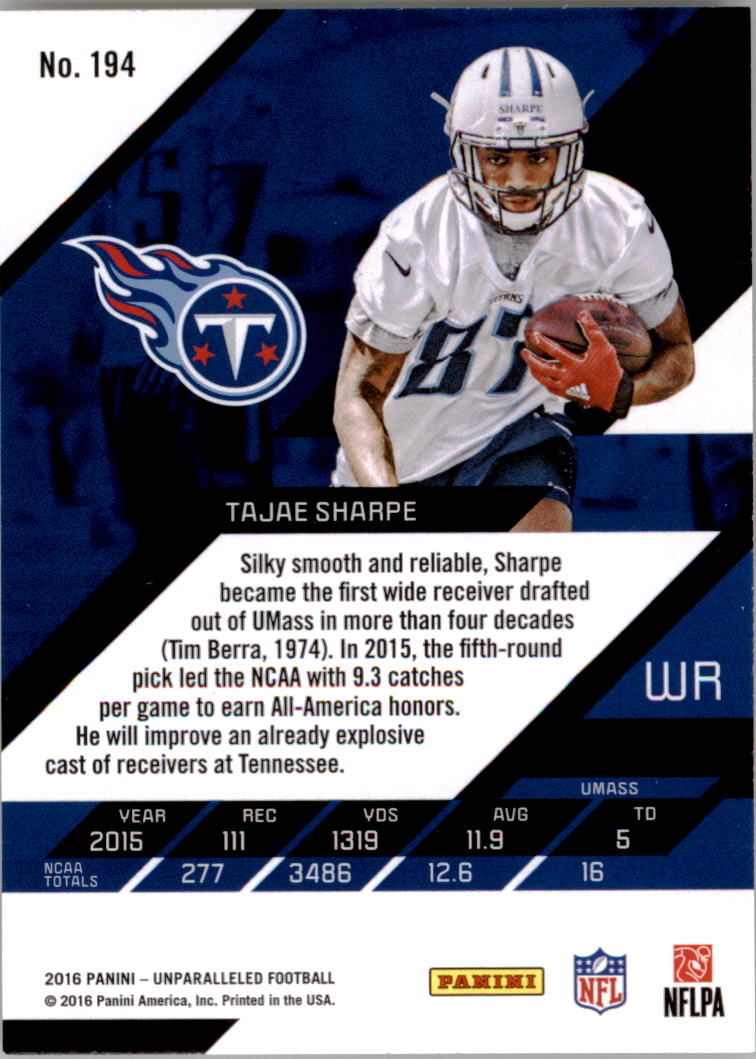 A9168- 2016 Panini Unparalleled Football #s 1-200 -You Pick- 15+ FREE US SHIP - Picture 229 of 241