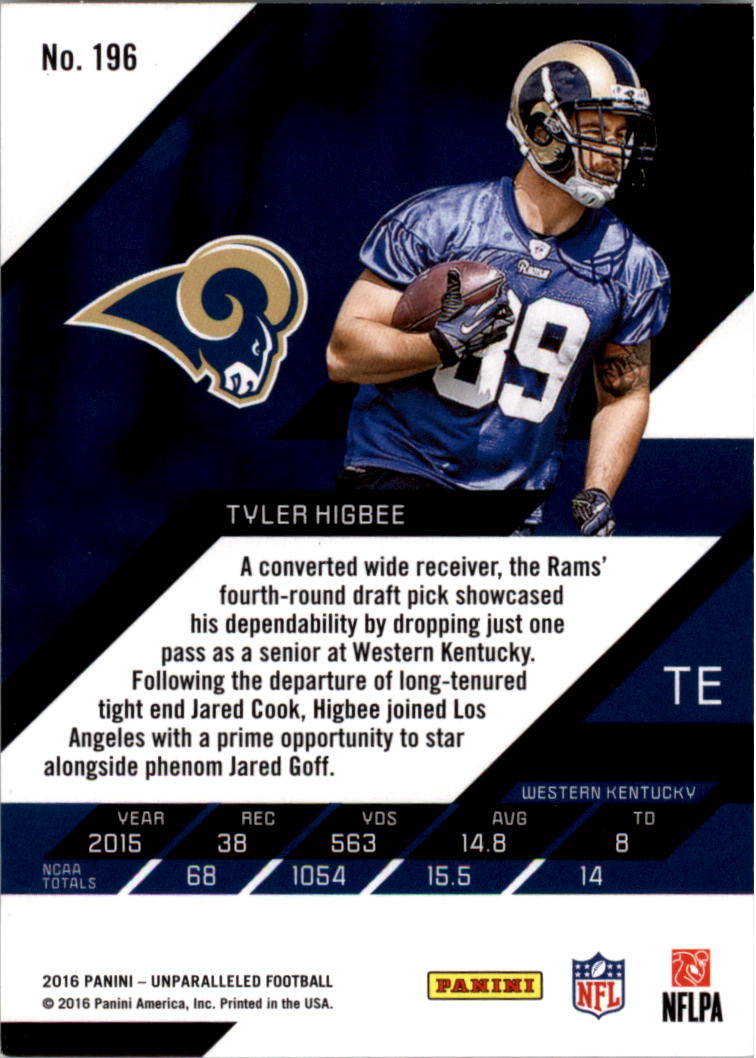 A9168- 2016 Panini Unparalleled Football #s 1-200 -You Pick- 15+ FREE US SHIP - Picture 233 of 241