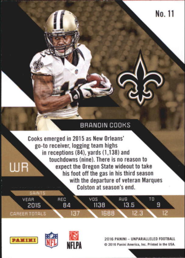 A9168- 2016 Panini Unparalleled Football Inserts -You Pick- 15+ FREE US SHIP - Picture 60 of 279