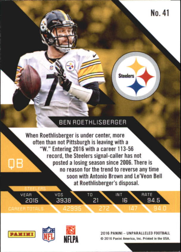 A9168- 2016 Panini Unparalleled Football Inserts -You Pick- 15+ FREE US SHIP - Picture 80 of 279