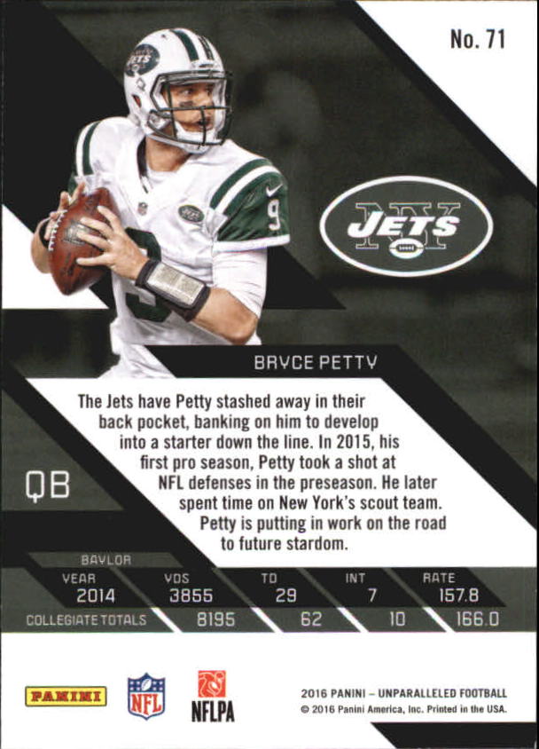 A9168- 2016 Panini Unparalleled Football Inserts -You Pick- 15+ FREE US SHIP - Picture 100 of 279