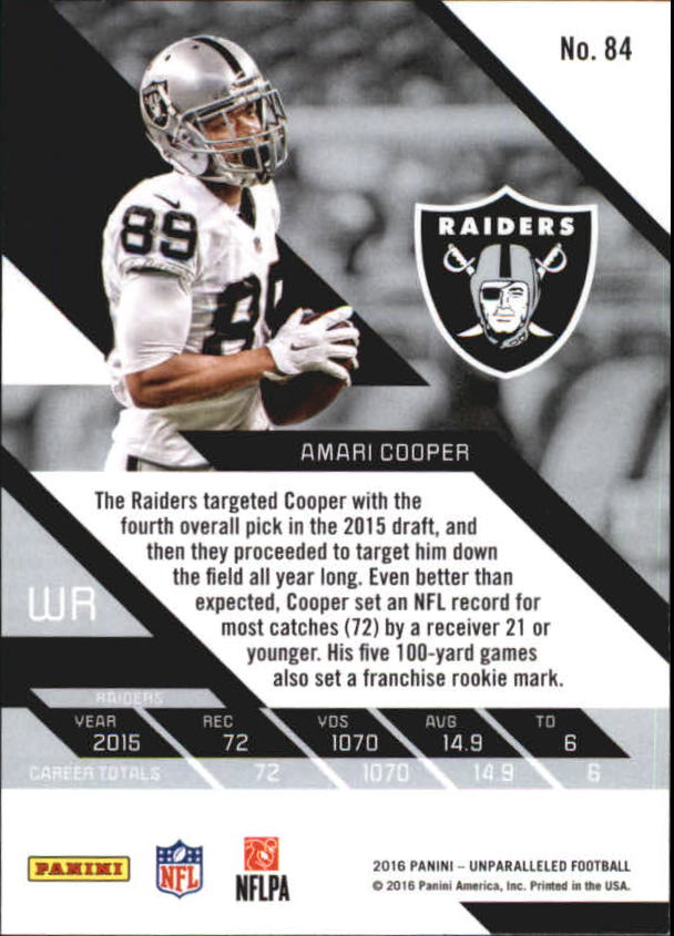 A9168- 2016 Panini Unparalleled Football Inserts -You Pick- 15+ FREE US SHIP - Picture 110 of 279