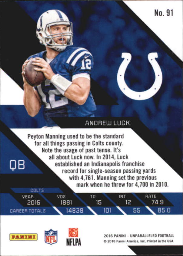 A9168- 2016 Panini Unparalleled Football Inserts -You Pick- 15+ FREE US SHIP - Picture 112 of 279