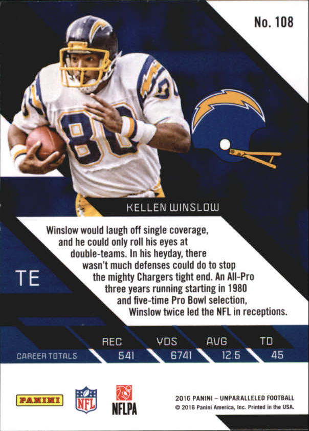 A9168- 2016 Panini Unparalleled Football Inserts -You Pick- 15+ FREE US SHIP - Picture 129 of 279