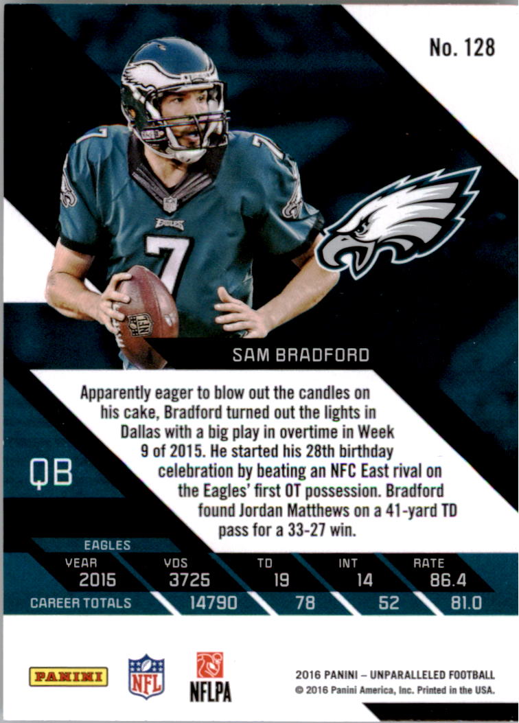 A9168- 2016 Panini Unparalleled Football Inserts -You Pick- 15+ FREE US SHIP - Picture 152 of 279