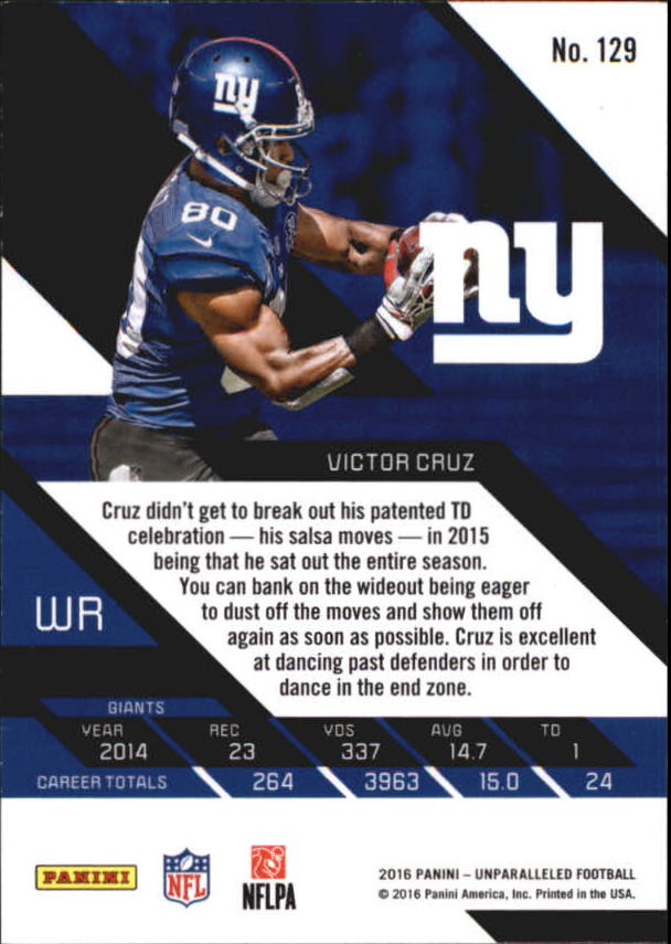 A9168- 2016 Panini Unparalleled Football Inserts -You Pick- 15+ FREE US SHIP - Picture 154 of 279