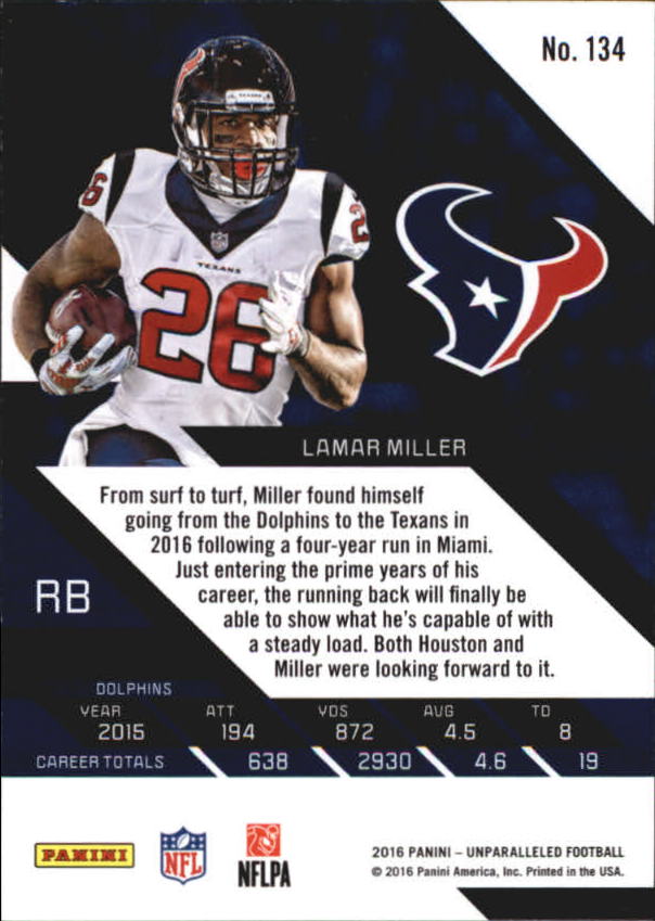 A9168- 2016 Panini Unparalleled Football Inserts -You Pick- 15+ FREE US SHIP - Picture 163 of 279
