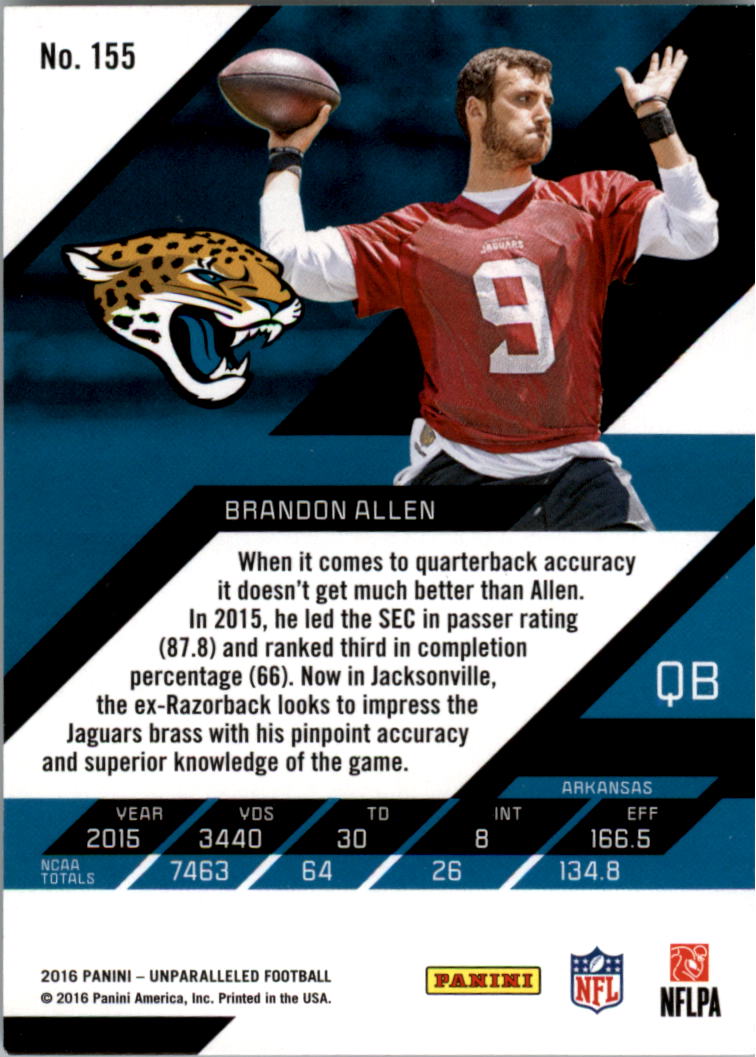 A9168- 2016 Panini Unparalleled Football Inserts -You Pick- 15+ FREE US SHIP - Picture 192 of 279