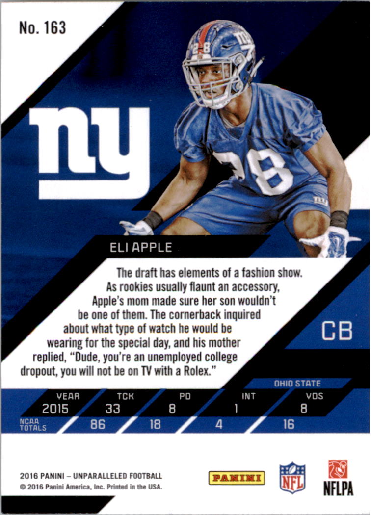 A9168- 2016 Panini Unparalleled Football Inserts -You Pick- 15+ FREE US SHIP - Picture 204 of 279
