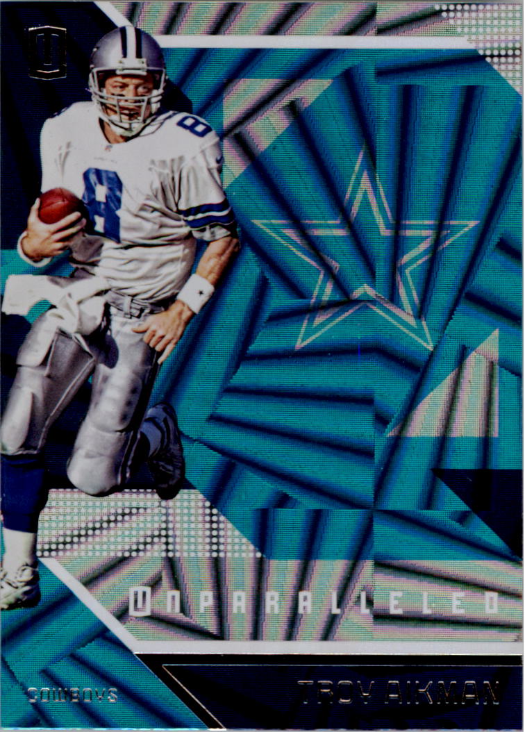 2016 Panini Unparalleled Teal #101 Troy Aikman