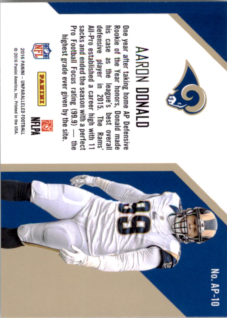A9168- 2016 Panini Unparalleled Football Inserts -You Pick- 15+ FREE US SHIP - Picture 5 of 279