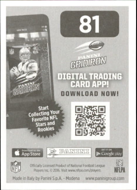 B5173- 2016 Panini Stickers FB #s 1-250 +Rookies -You Pick- 15+ FREE US SHIP - Picture 120 of 352