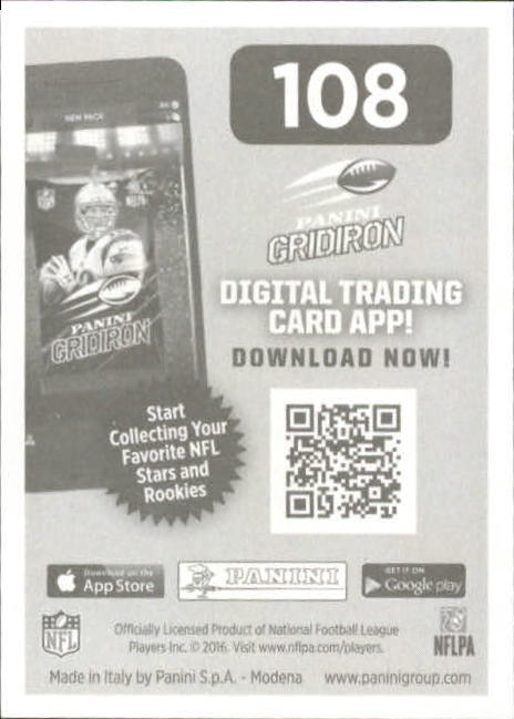 B5173- 2016 Panini Stickers FB #s 1-250 +Rookies -You Pick- 15+ FREE US SHIP - Picture 158 of 352