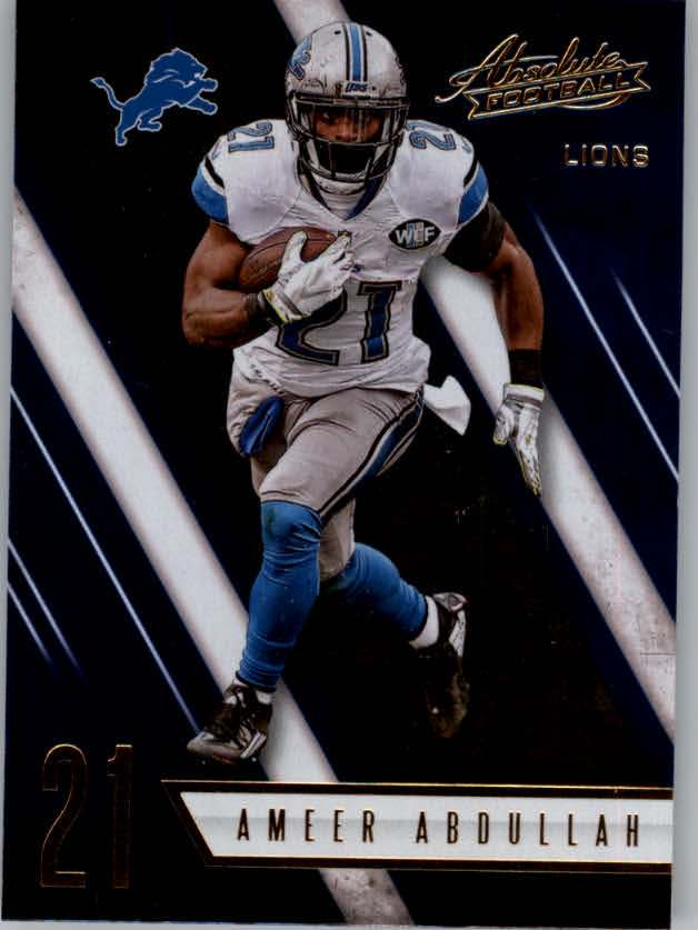 2016 Absolute #72 Ameer Abdullah