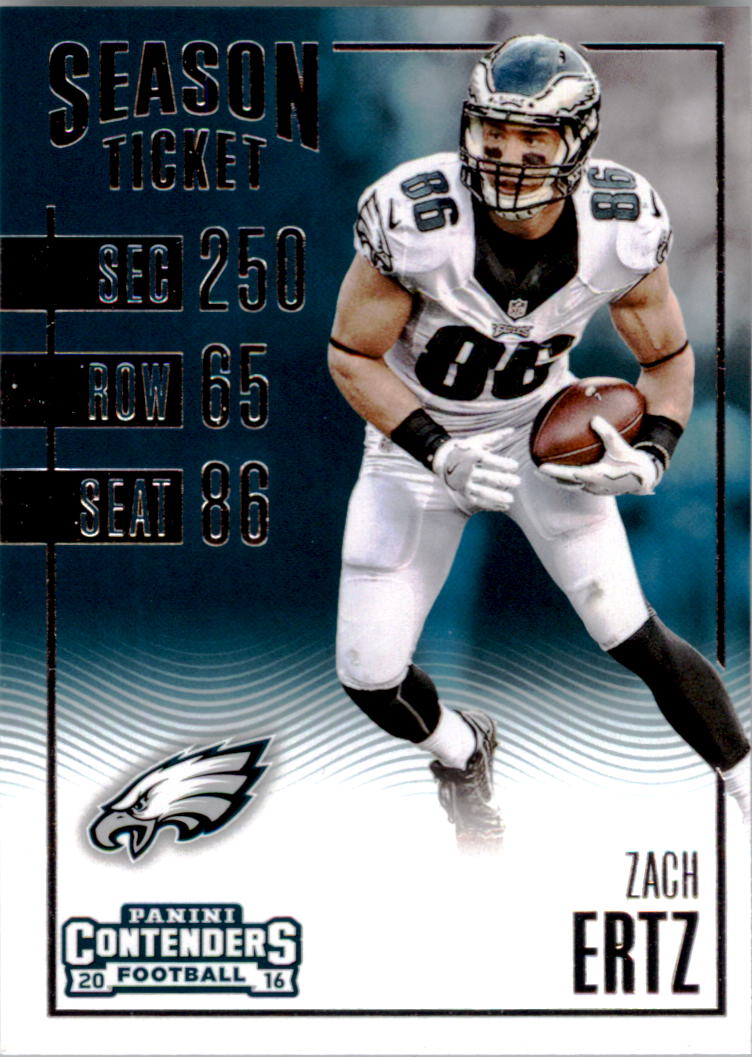 : 2018 Donruss Football #233 Zach Ertz Philadelphia