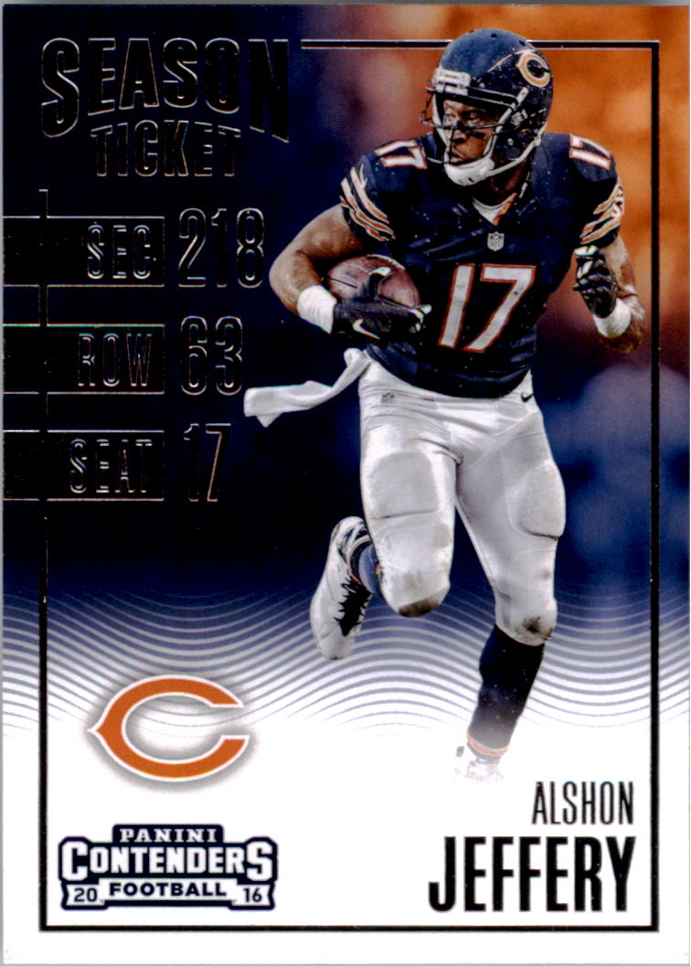 : 2016 Score #57 Alshon Jeffery Chicago Bears Football