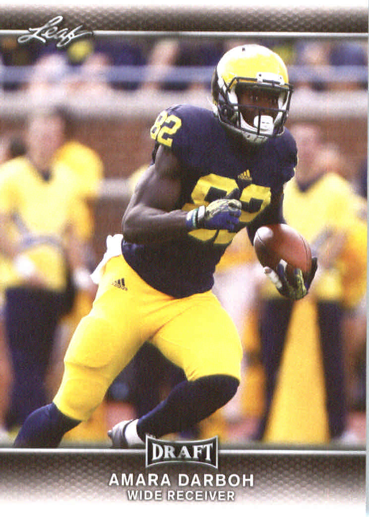 A8803- 2017 Leaf Draft FB Cards 1-69 +RCs +Inserts -You Pick- 15+ FREE US SHIP - Picture 2 of 62