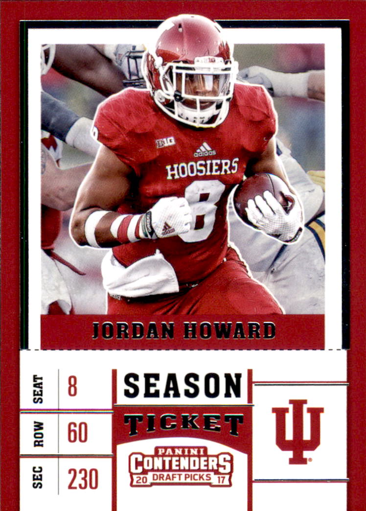 2017 Panini Contenders Draft Picks #54 Jordan Howard