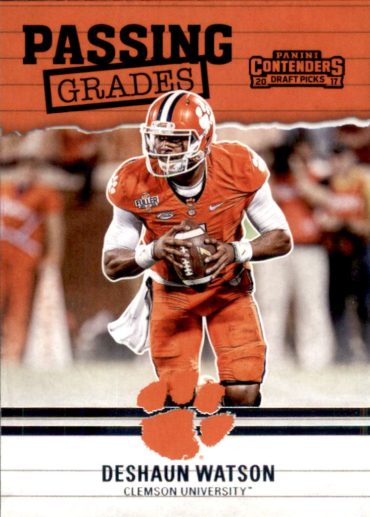 2017 Panini Contenders Draft Picks Passing Grades #1 Deshaun Watson
