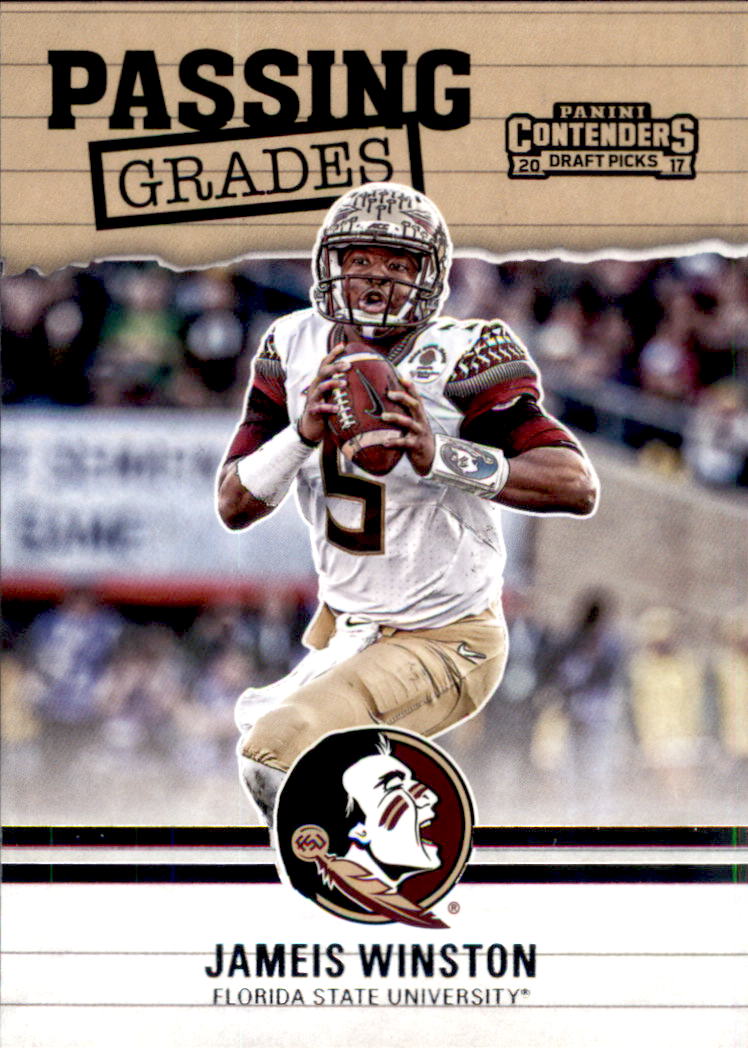 2017 Panini Contenders Draft Picks Passing Grades #9 Jameis Winston